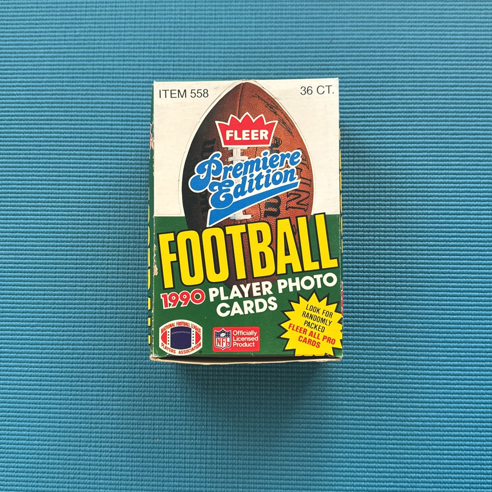1990 Fleer Football Box