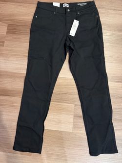 DKNY Stanton Slim Fit Black Pants