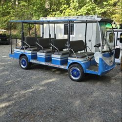 Star 14 Passenger Shuttle Bus Golf Cart Lithium Batteries