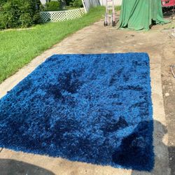 Big Blue Game Room Carpet