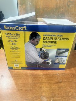 brass craft drain cleaning drill