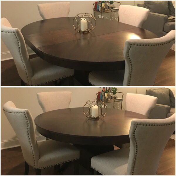 Dining Table w/extension and 4 chairs