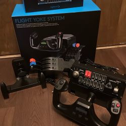 Logitech Flight Yoke System w/ Switch Panel