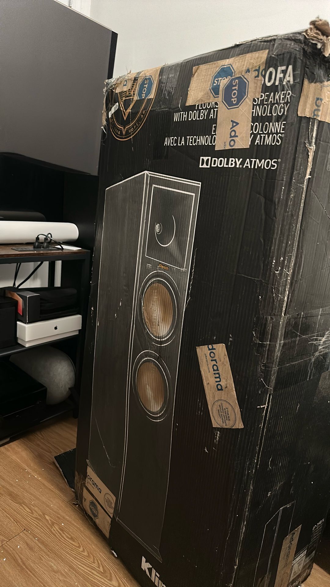 Klipsc Floor Standing 280FA Single Tower Speaker.