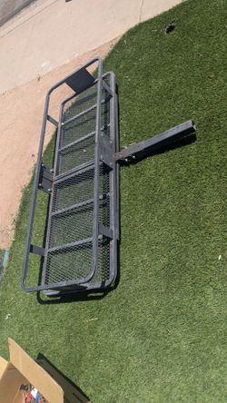 60 x 20-Inch Folding Hitch Cargo Carrier 60-in L x 20-in W x 6-in H Steel