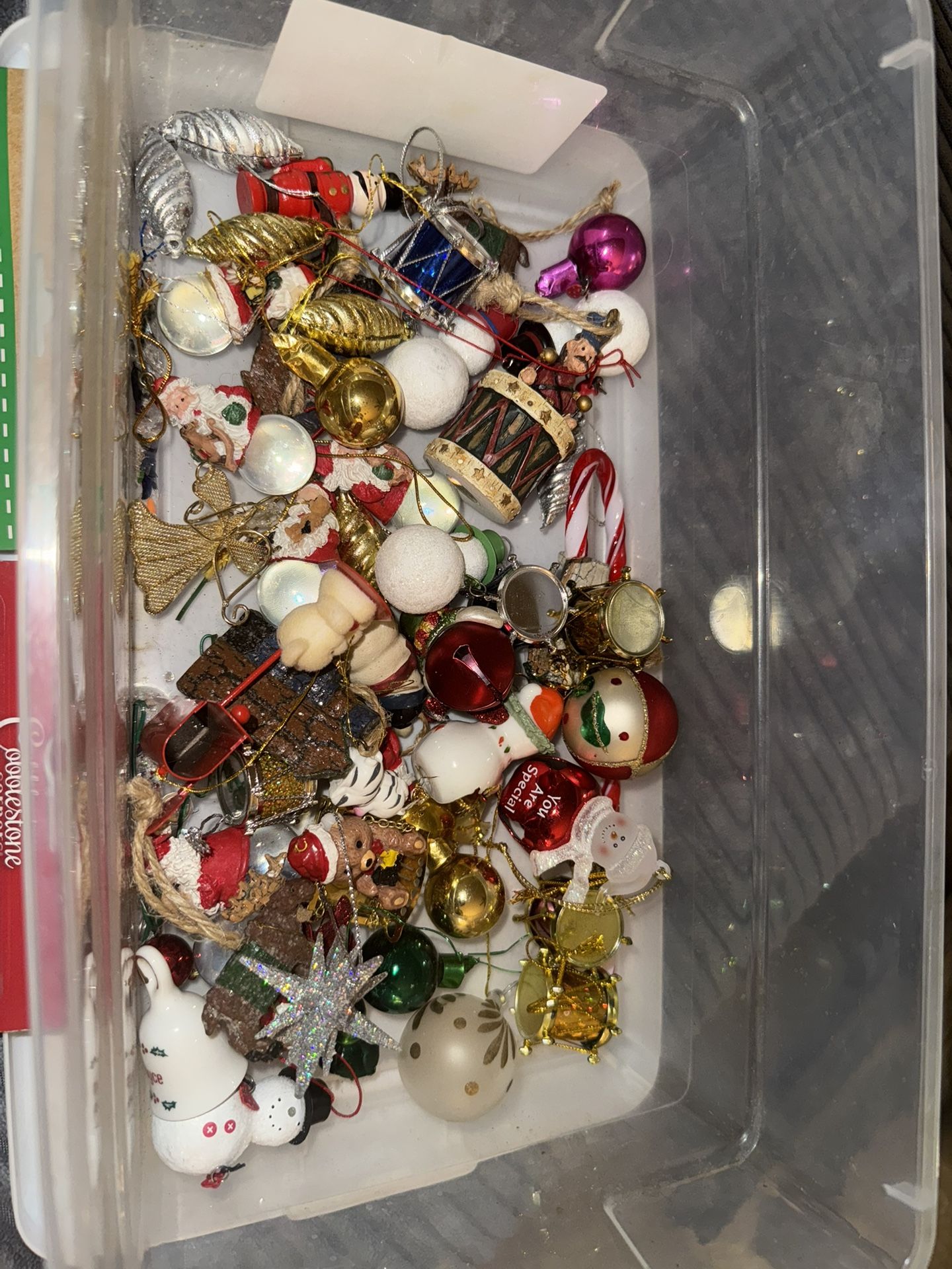 Christmas tree ornaments