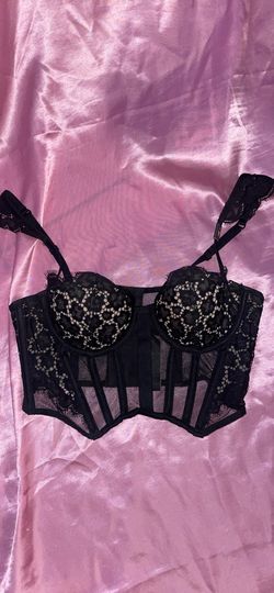 New Victorias Secret Black Bustier Top