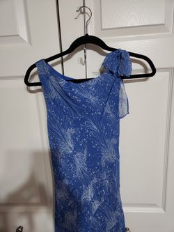 Diane Von Furstenberg Blue & White Dress