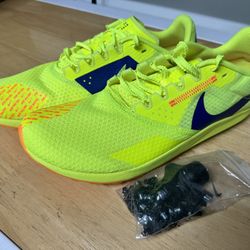 Brand New Nike Rival Waffle 6 Road and Cross-Country Racing Shoes (DX7998-701, Volt/Total Orange/Total Orange/Concord)