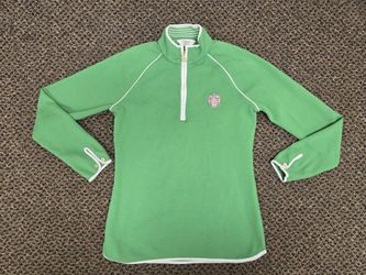 Clover by Bobby Jones 1/4 Zip Shirt Long Sleeve (Women's M)