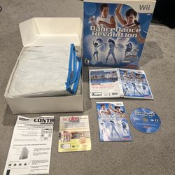 Nintendo Wii Dance Dance Revolution Game & Controller Box Complete CIB Tested