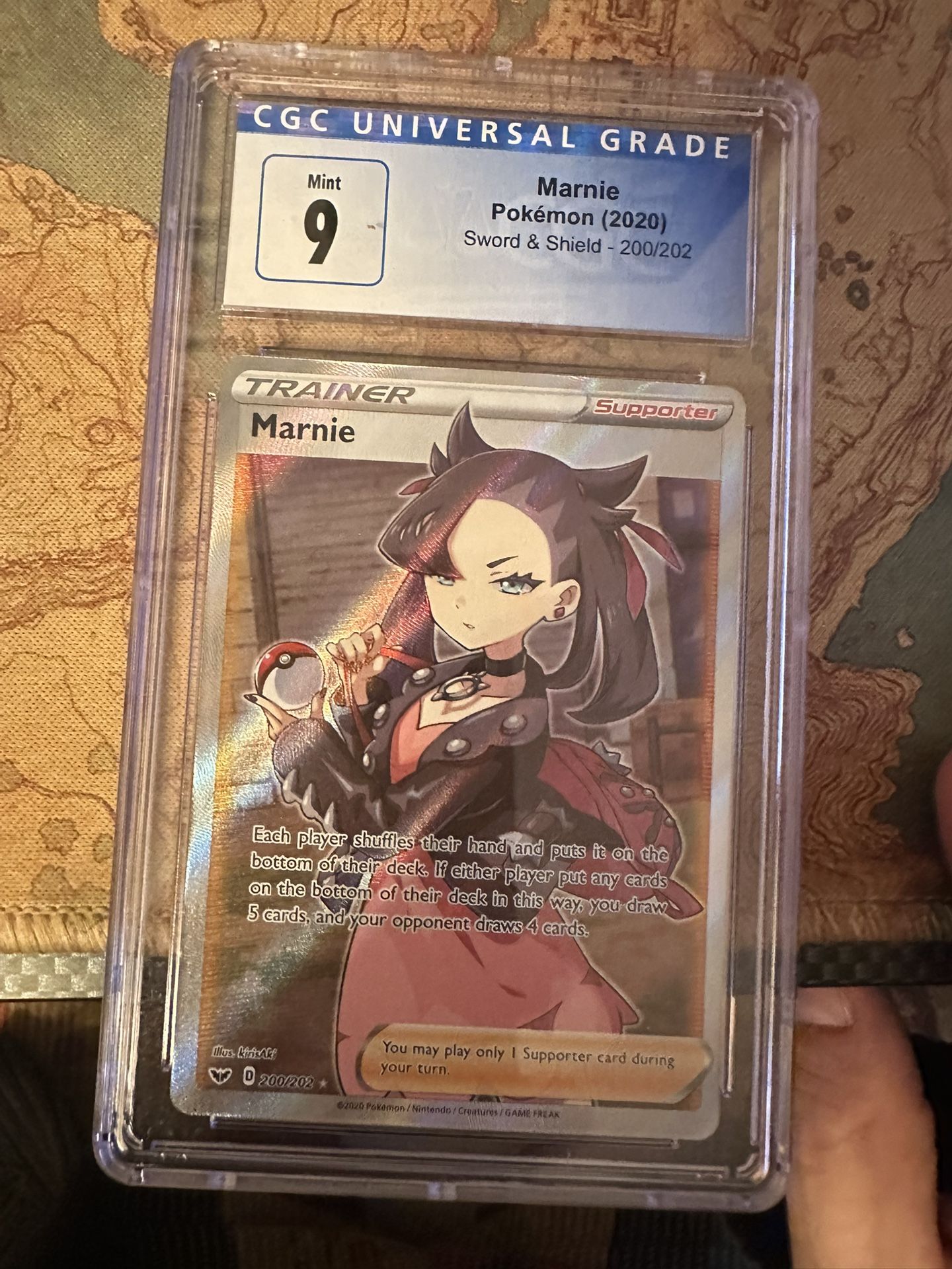 Pokémon Marnie CGC 9