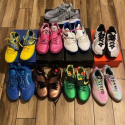 Lot of 9 Basketball Shoes 