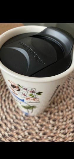 Starbucks California "The Golden State" Coffee Tea Mug Tumbler Cup Lid 10 oz.