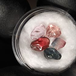 Tourmaline And Spinel In Display