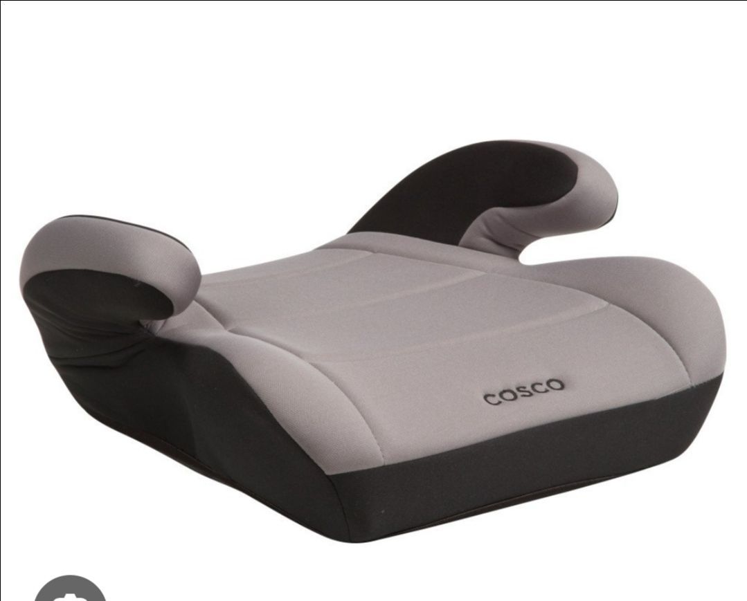 Cosco Topside Backless Booster Car Seat,Lightweight Booster Seats for Cars 40-100 lbs,Backless-Booster Seat for Car, Gray,(Pack of 2)