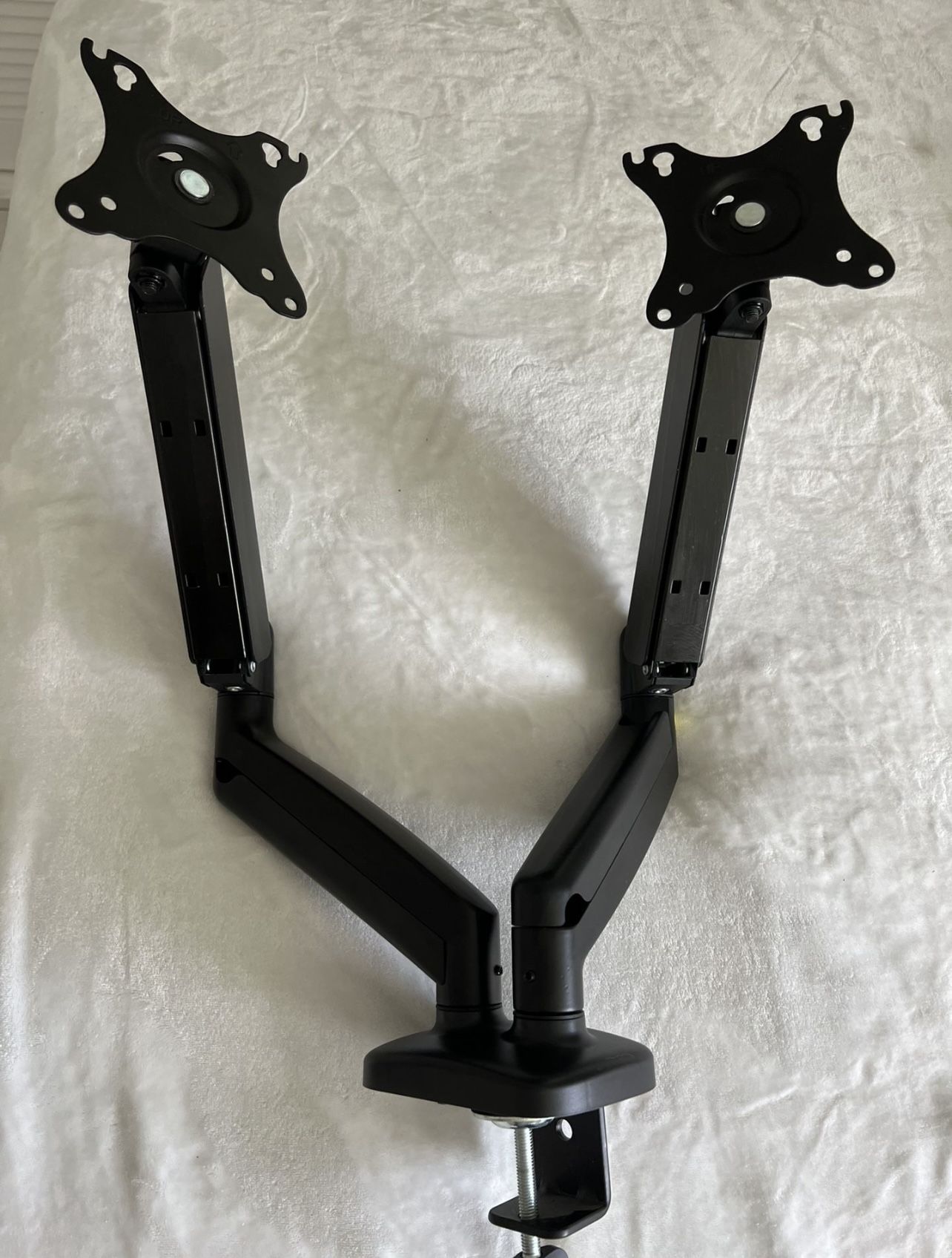 Dual Monitor Desk Mount | Fully Adjustable | VESA Compatible