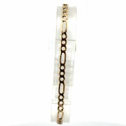 Men’s 14k Yellow Gold 8” Inch 3.8mm Figaro Link Bracelet GP3131298