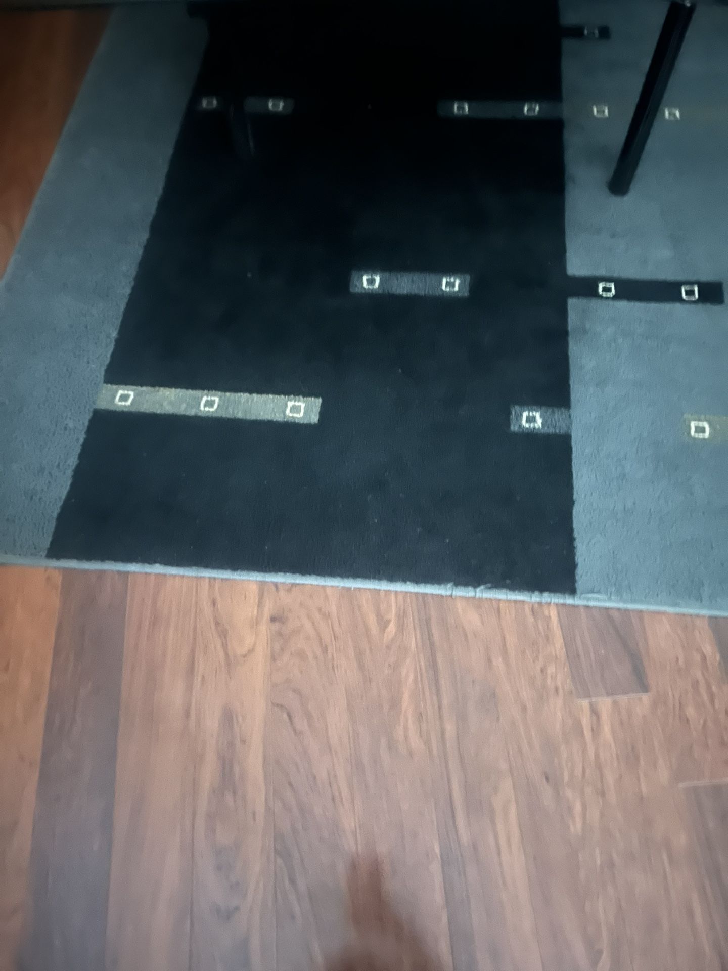 Gray & Black Carpet