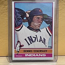HOF Dennis Eckersley Rookie Baseball Card (1976 Topps) 🔥🔥 Sharp Card!!!