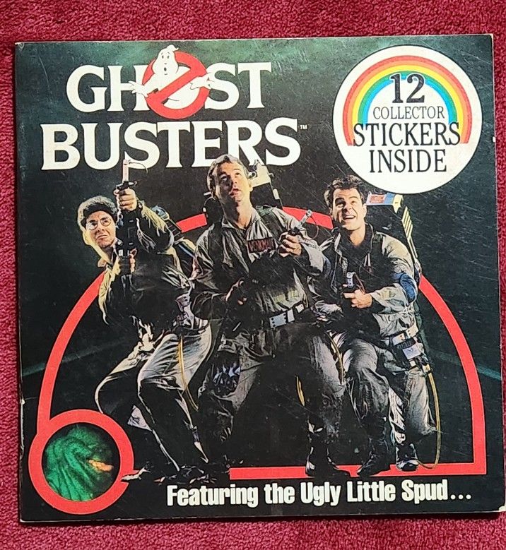 1984 Ghostbusters Movie And Sticker Book