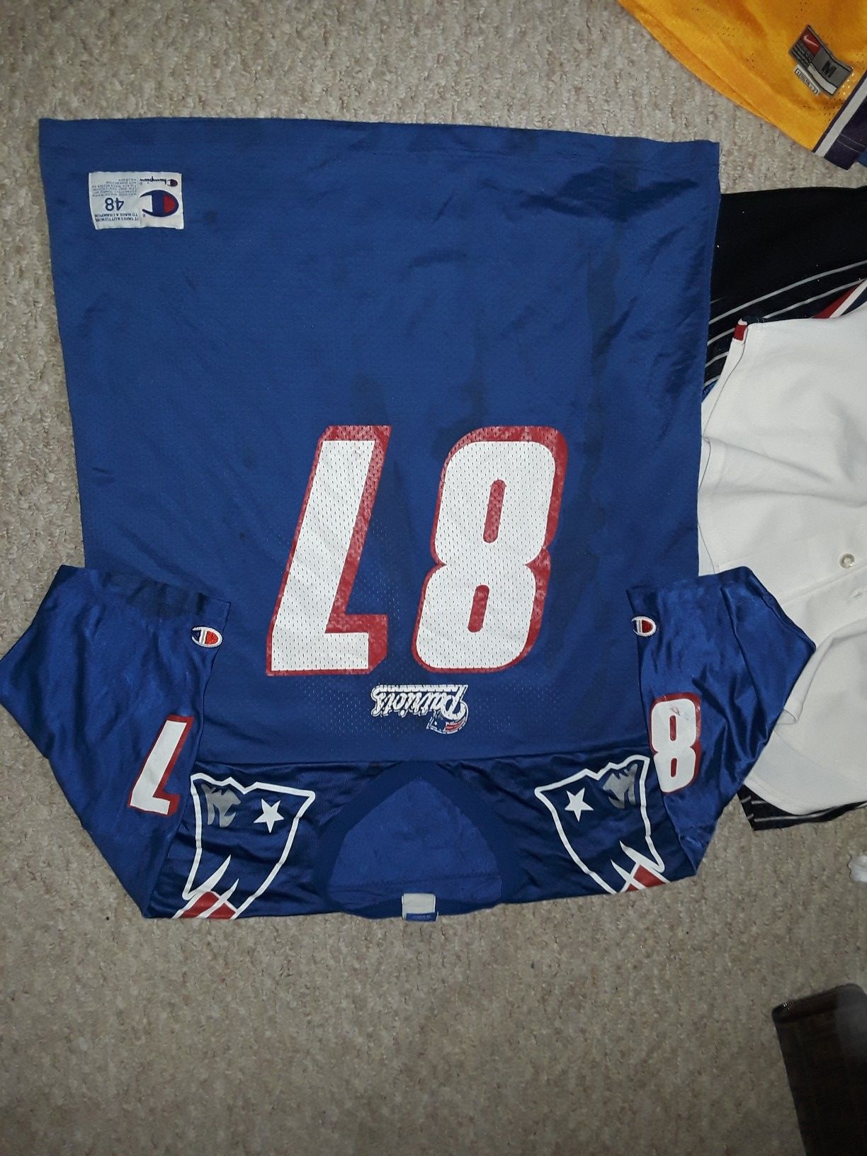 Vintage throwback champion new England Patriots nfl jersey