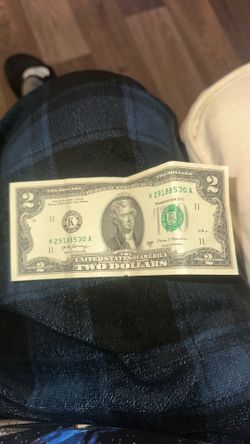 2017 2 dollars bill