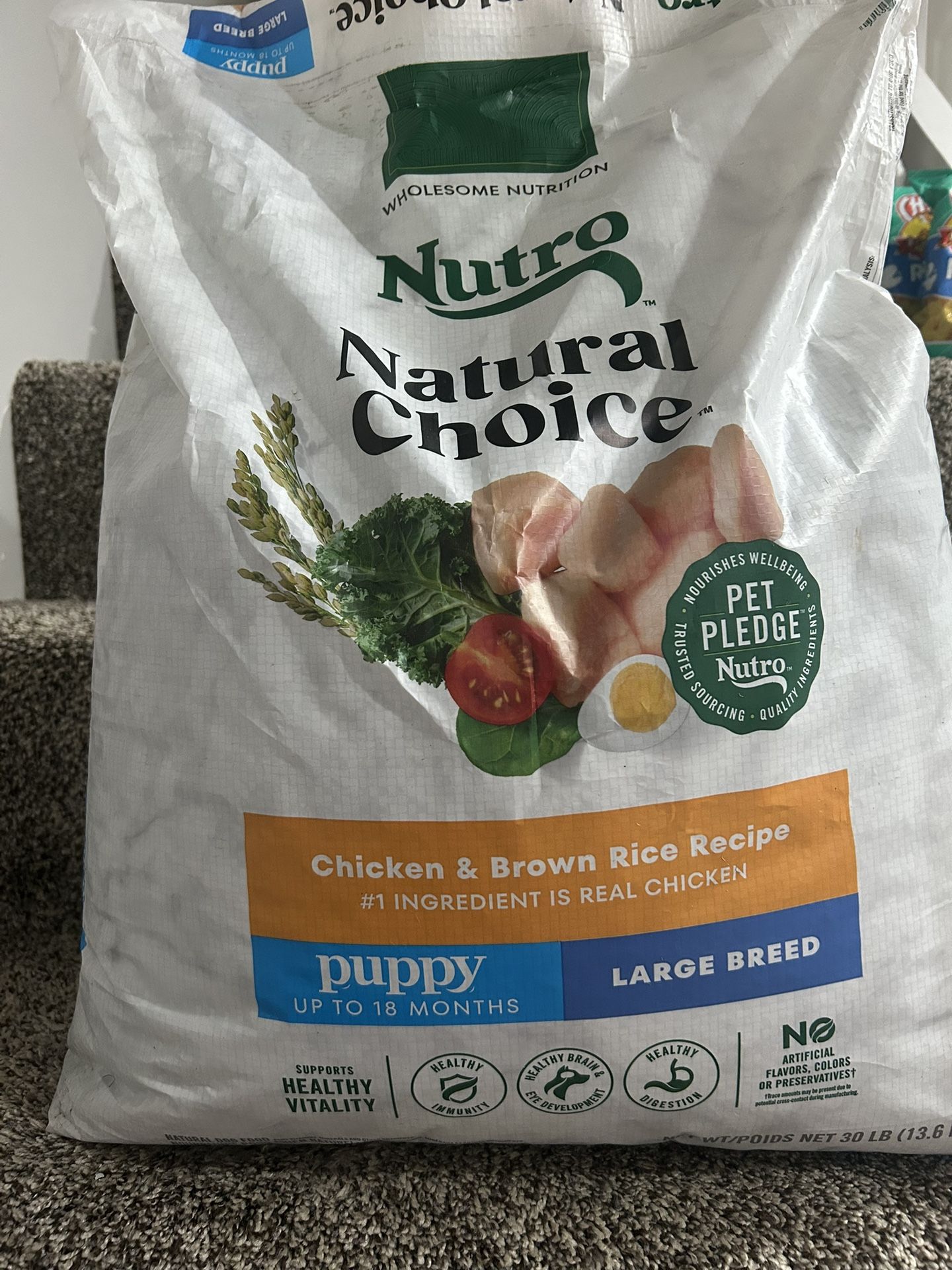 Nutro Natural Choiceâ„¢ Large Breed Puppy Dry Dog Food - Chicken & Brown Rice
