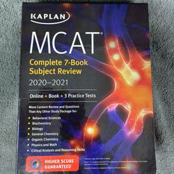 MCAT Complete 6-Book Subject Review 2020-2021  