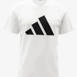 Adidas white t-shirt size S