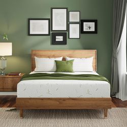 Brand New in box EGOHOME 12 inch Queen Mattress Medium Firm, 12 inch Gel Memory Foam Mattress, Green
Cooling Green Tea Gel