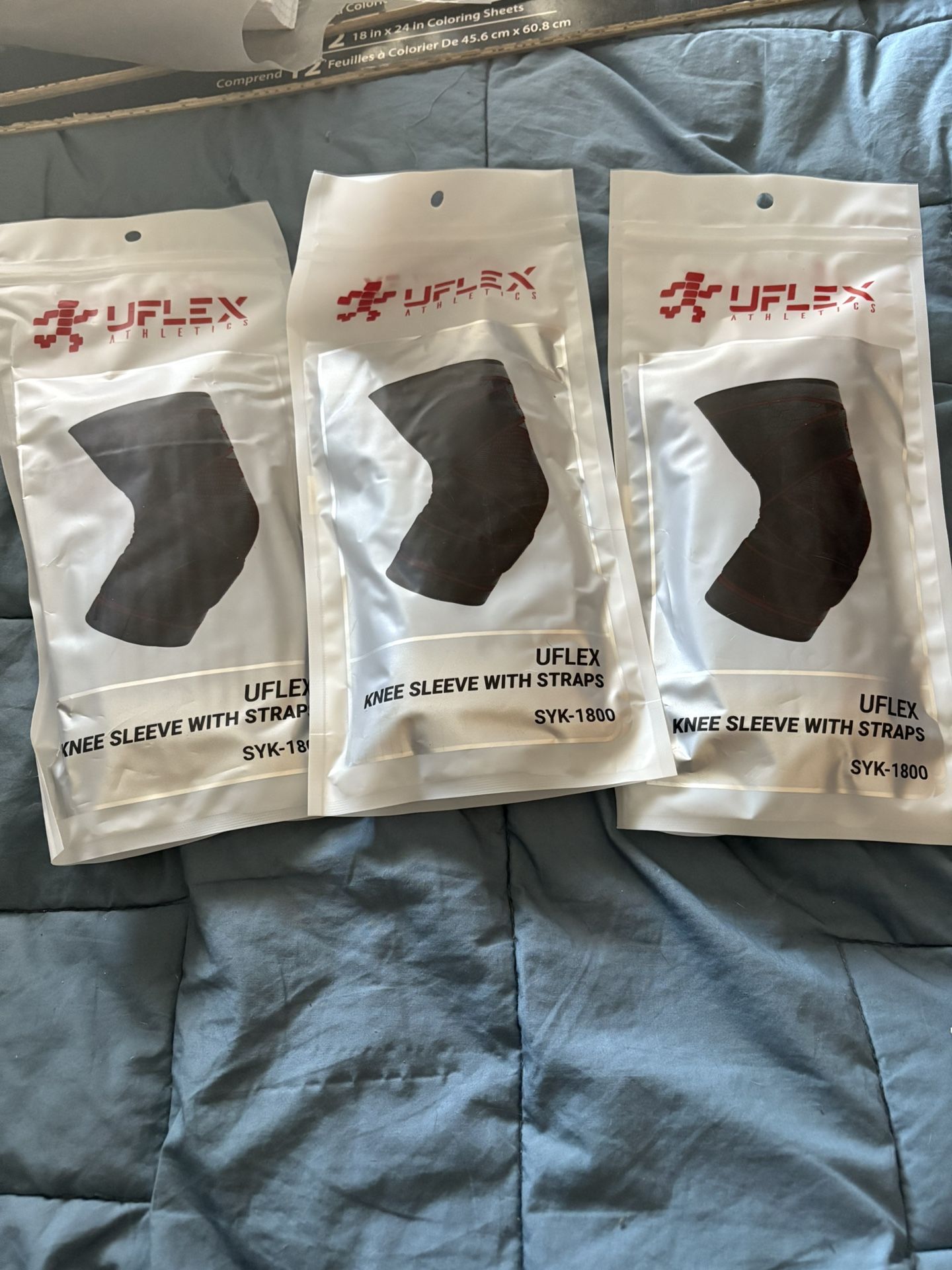 Uflex Knee Sleeve With Straps