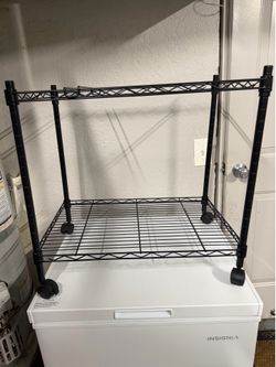 Black rolling filing cabinet