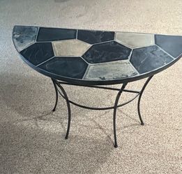 Slate side table