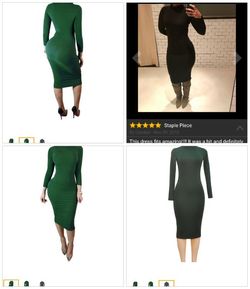 Body con dress small and mermaid dress