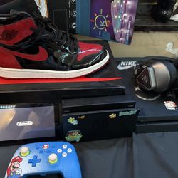 Nintendo, PS4, Headset, Sneakers