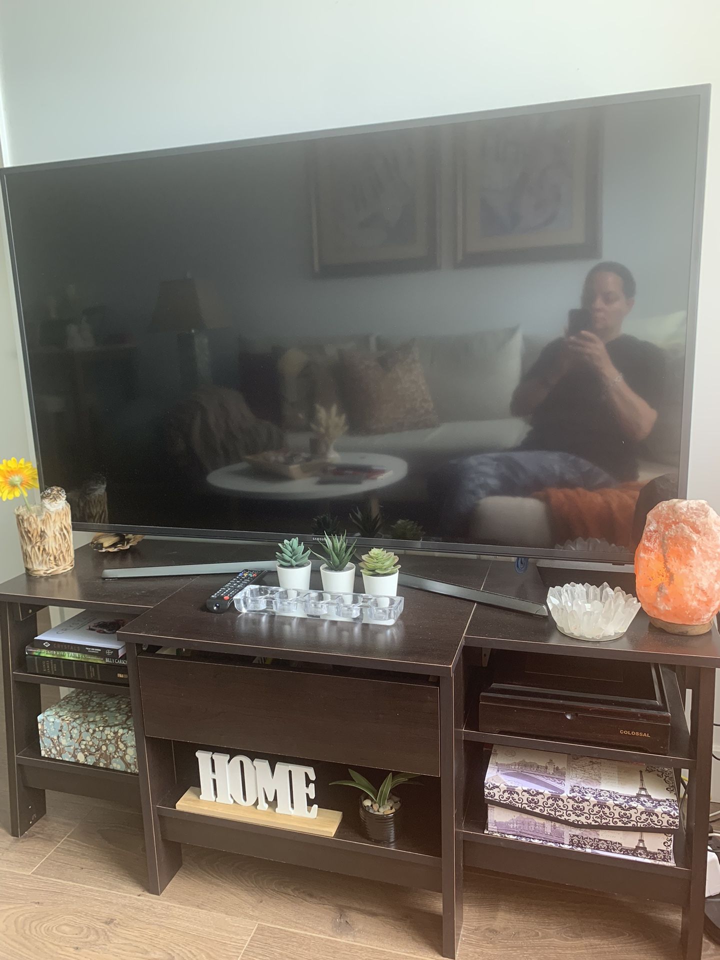 55 Inch  Samsung Tv  With Stand