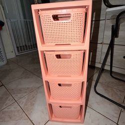 Pink Organizer 4 drawers