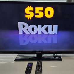 Samsung 32-Inch TV With ROKU In Excellent Working Condition