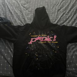 Pink spider hoodie 