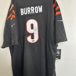 JOE BURROW SIGNED CINCINNATI BENGALS QB AUTOGRAPHED NIKE JERSEY w/COA - XXXL 847