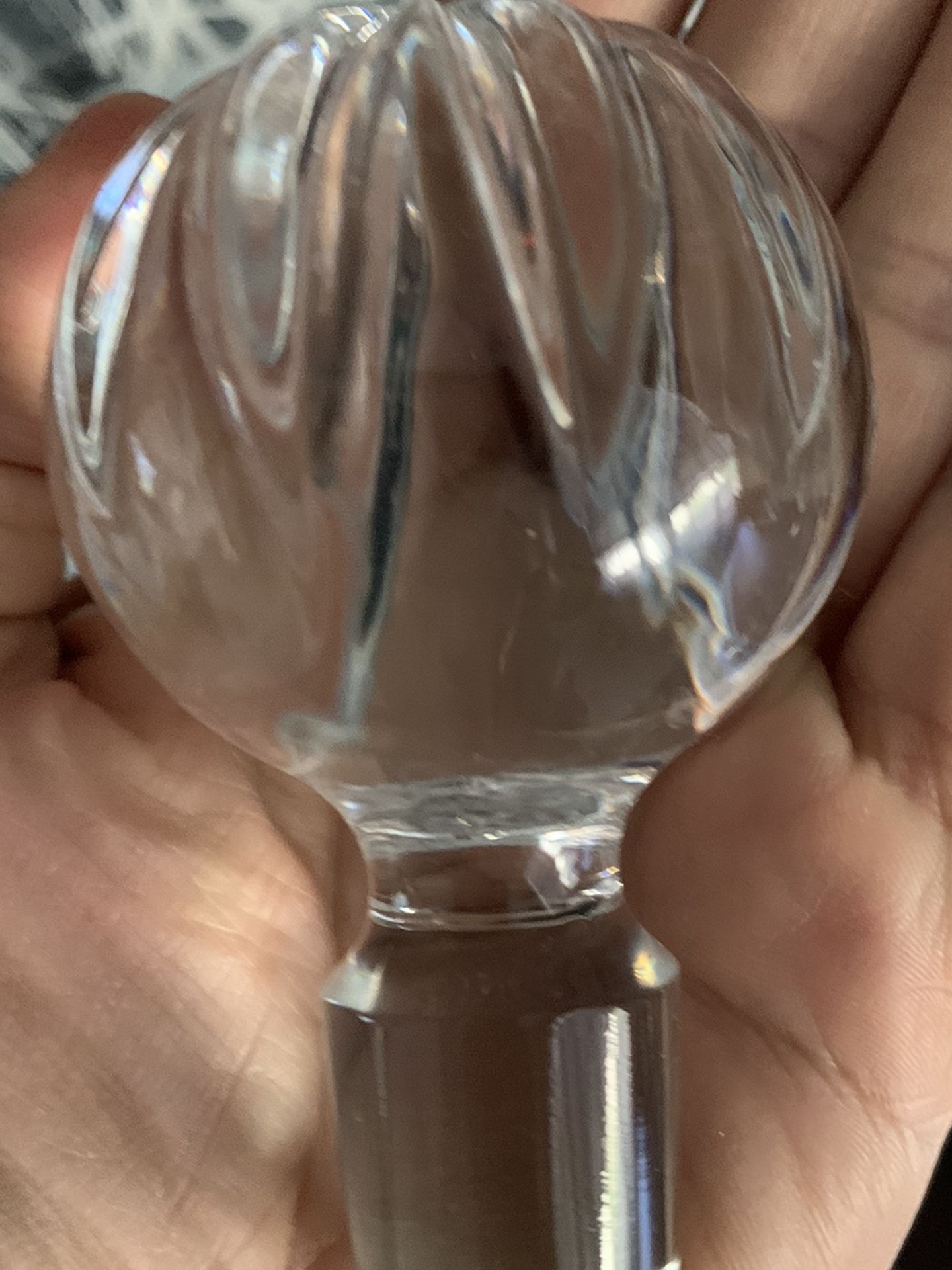 Vintage Glass Bottle Top