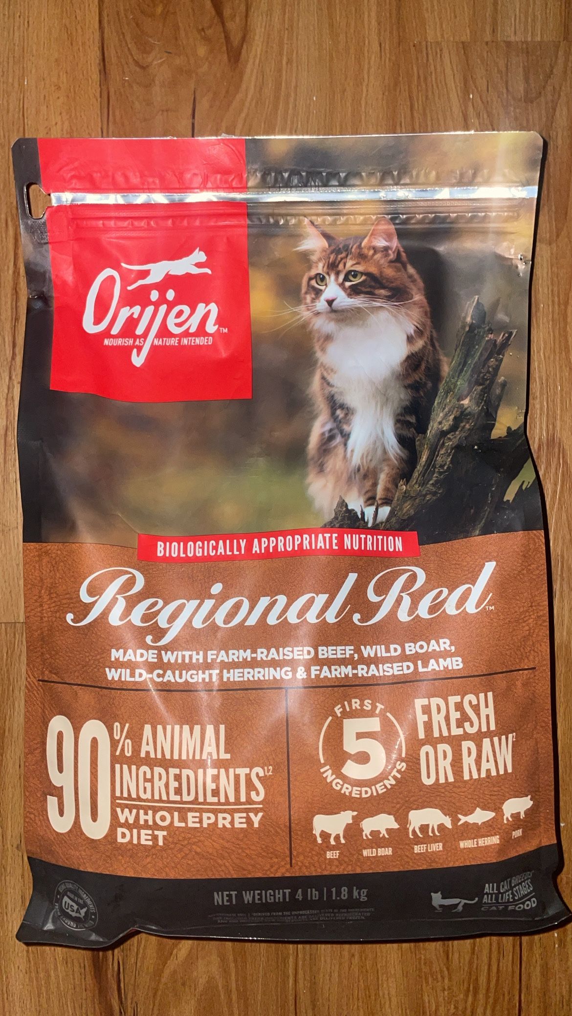 Cat Food 4 Lbs