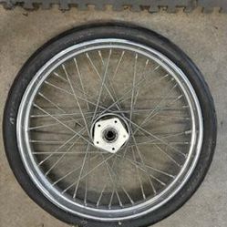 21" Front Tire And Rim For Chopper Or Harley