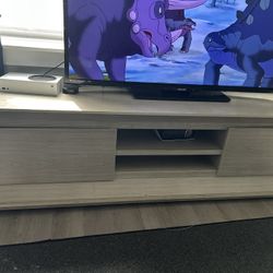TV stand and storage space