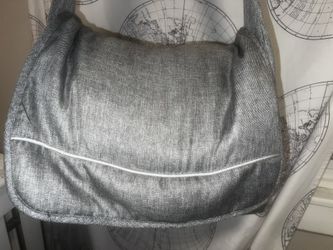 Grey Mom Bag Full Of Reusable Cloth Diapers PLUS “Dirty Diaper” On The Go Seal Bag