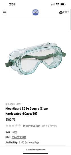Kleenguard Protective Google 50 Pieces 
