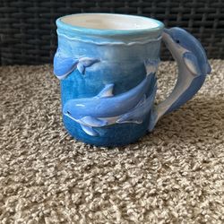 Wy Land Dolphin Mug