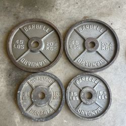Olympic Weight Plates 160 lbs