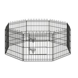 24-Inch Foldable Metal Pet Fence